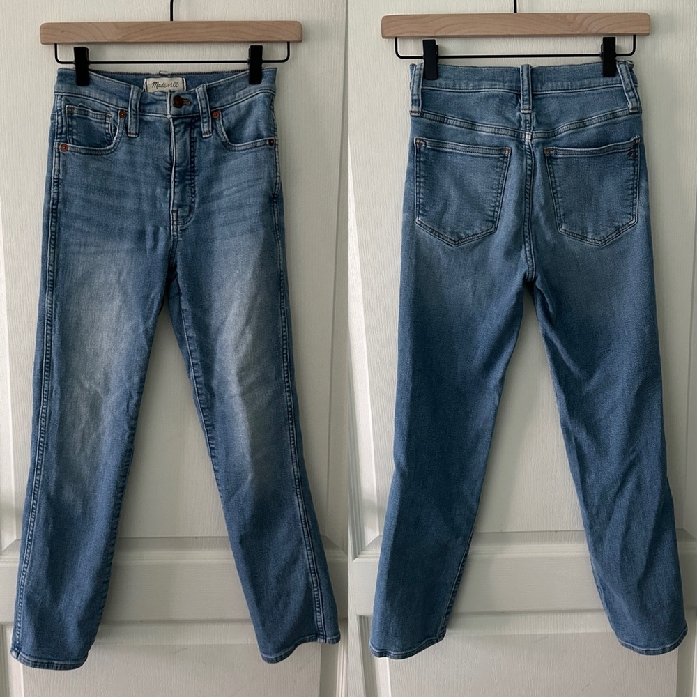 Madewell Stovepipe Jeans 23 Euclid Wash - Picture 2 of 13